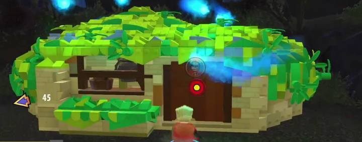 A hut in the City Park. - Red bricks (Super builds) - Maps of challenges and golden bricks - LEGO The Incredibles Game Guide