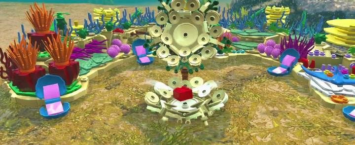 Underwater treasure, a Red brick. - Red bricks (Super builds) - Maps of challenges and golden bricks - LEGO The Incredibles Game Guide