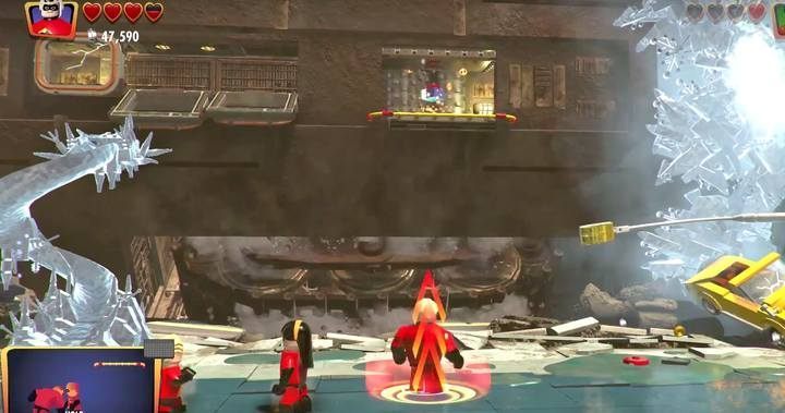 Jumping activities will appear in the game from time to time - remember the symbol that represents them. - Under-mined - Level 1 in LEGO The Incredibles Walkthrough - Walkthrough - LEGO The Incredibles Game Guide