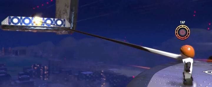 Use the hand to pull Helectrix towards yourself. - Revelations - Level 3 in LEGO The Incredibles Walkthrough - Walkthrough - LEGO The Incredibles Game Guide