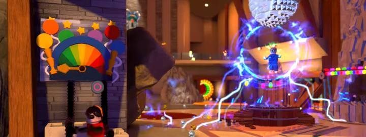 While in the house you will have to deal with minor opponents - Parrty House - Level 5 in LEGO The Incredibles Walkthrough - Walkthrough - LEGO The Incredibles Game Guide