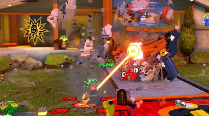 At the end of the chapter you will face against two bosses: the Brick and the Krushauer - Parrty House - Level 5 in LEGO The Incredibles Walkthrough - Walkthrough - LEGO The Incredibles Game Guide