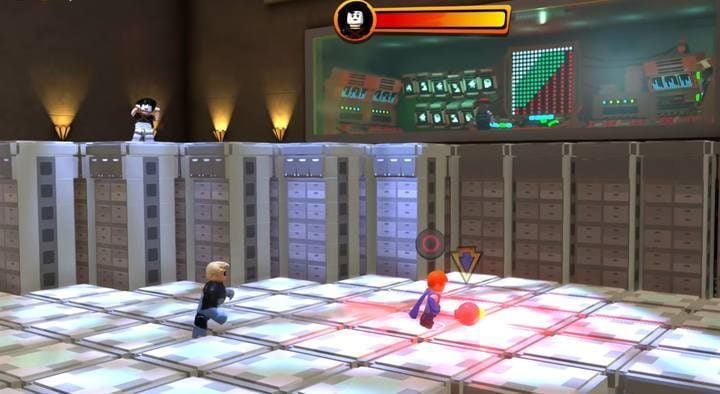 On the last arena, a mime will be throwing bombs at you - The Golden Years - Level 7 in LEGO The Incredibles Walkthrough - Walkthrough - LEGO The Incredibles Game Guide