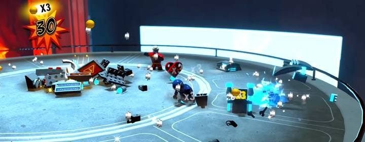 You need to visit both sides of the base. You will gain access to them by constructing terminals on either side. - Return to Nomanisan Island - Level 10 in LEGO The Incredibles Walkthrough - Walkthrough - LEGO The Incredibles Game Guide