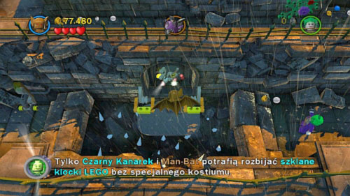 #05 - In the vertical bottom corridor of the labyrinth - Arkham Asylum Antics | Minikits - Minikits - LEGO Batman 2: DC Super Heroes Game Guide & Walkthrough