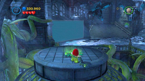 #10 - In this same location move to the platform on the left top corner and use Poison Ivy on the plant on the floor - Asylum Assignment | Minikits - Minikits - LEGO Batman 2: DC Super Heroes Game Guide & Walkthrough