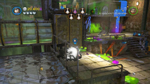 #03 - In area with chemicals on the floor where you can find magnetic suit for Robin - Chemical Crisis | Minikits - Minikits - LEGO Batman 2: DC Super Heroes Game Guide & Walkthrough