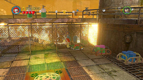 #09 - In the burning area (that same where you must cut off the electricity) - Chemical Crisis | Minikits - Minikits - LEGO Batman 2: DC Super Heroes Game Guide & Walkthrough