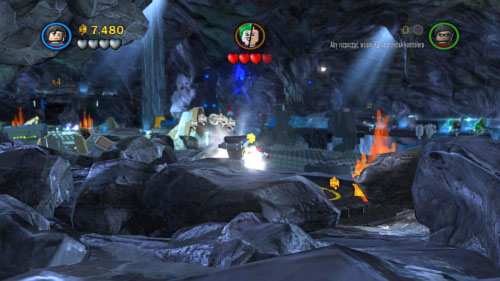 #04 - On the left down corner you will find a Batsign - Unwelcome Guests | Minikits - Minikits - LEGO Batman 2: DC Super Heroes Game Guide & Walkthrough