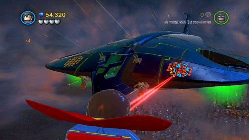 #01 - When you fly to the front of the plane destroy two golden plates - Destination Metropolis | Minikits - Minikits - LEGO Batman 2: DC Super Heroes Game Guide & Walkthrough