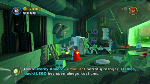 #10 - In the location before the cockpit - use Lex to destroy bricks on the left and destroy golden pipes with laser - Destination Metropolis | Minikits - Minikits - LEGO Batman 2: DC Super Heroes Game Guide & Walkthrough