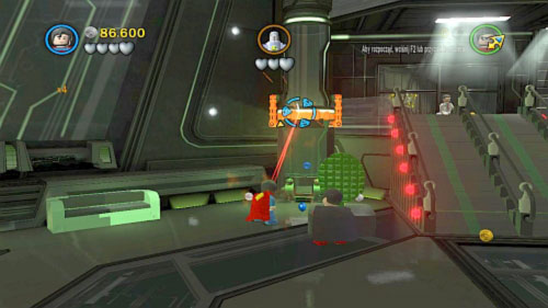 #03 - In the same location on the left side of escalator on the left you will find golden object - Research and Development | Minikits - Minikits - LEGO Batman 2: DC Super Heroes Game Guide & Walkthrough