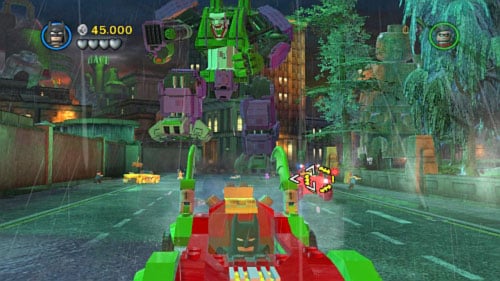 #09 - During the chase another jeep start following you - Core Instability | Minikits - Minikits - LEGO Batman 2: DC Super Heroes Game Guide & Walkthrough