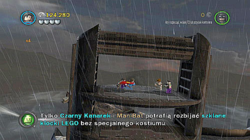 Tower Defiance - during the fight with robot on the roof, fly on metal shelf on the left side and eliminate two enemies - Citizen in peril - Other - LEGO Batman 2: DC Super Heroes Game Guide & Walkthrough