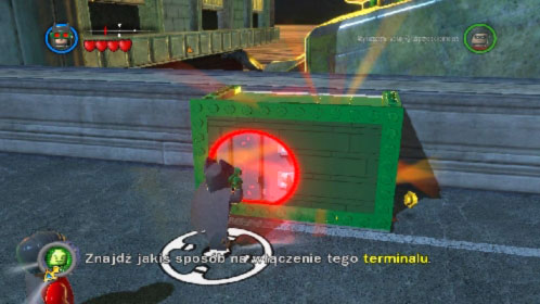 In order to start next mission you have to find way to call the chopper - Harboring a Criminal - prologue | Walkthrough - Walkthrough - LEGO Batman 2: DC Super Heroes Game Guide & Walkthrough
