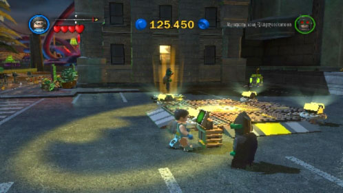 Use new bricks to build terminal (picture) and use it to call the chopper - Harboring a Criminal - prologue | Walkthrough - Walkthrough - LEGO Batman 2: DC Super Heroes Game Guide & Walkthrough