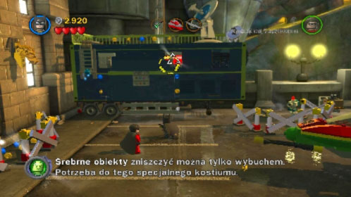 In this mission you have to repair the chopper (to do it you will have to find three parts) - Harboring a Criminal | Walkthrough - Walkthrough - LEGO Batman 2: DC Super Heroes Game Guide & Walkthrough