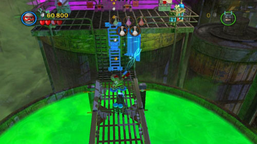 Take them and move across the bridge - Chemical Crisis | Walkthrough - Walkthrough - LEGO Batman 2: DC Super Heroes Game Guide & Walkthrough