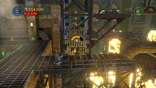 It will block gas leaking from overhead pipes - Chemical Crisis | Walkthrough - Walkthrough - LEGO Batman 2: DC Super Heroes Game Guide & Walkthrough