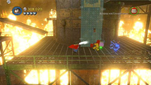 Continue to the right - Chemical Crisis | Walkthrough - Walkthrough - LEGO Batman 2: DC Super Heroes Game Guide & Walkthrough