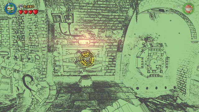 Collecting the token will unlock another Batmans suit - Pursuers in the Sewers - Walkthrough - LEGO Batman 3: Beyond Gotham - Game Guide and Walkthrough