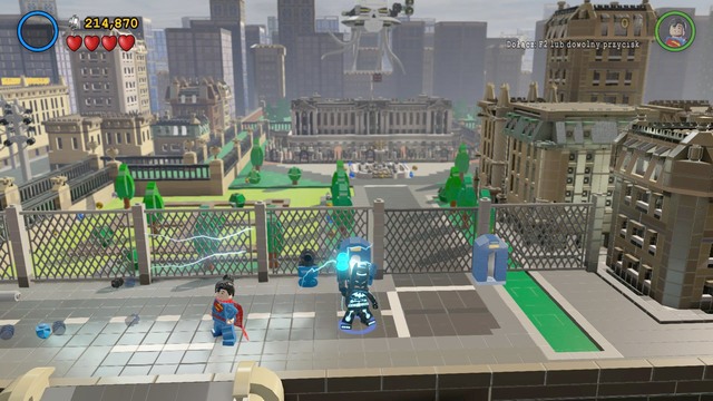 After dealing with opponents, switch characters to Batman and put on the Electricity Suit - Europe Against It - Walkthrough - LEGO Batman 3: Beyond Gotham - Game Guide and Walkthrough