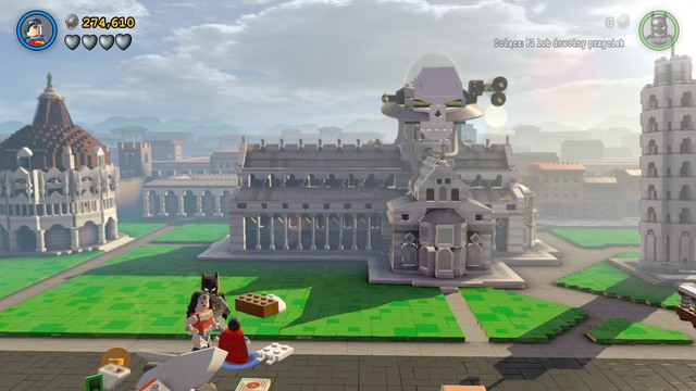 Head right until Brainiac sends forth more of his henchmen - Europe Against It - Walkthrough - LEGO Batman 3: Beyond Gotham - Game Guide and Walkthrough