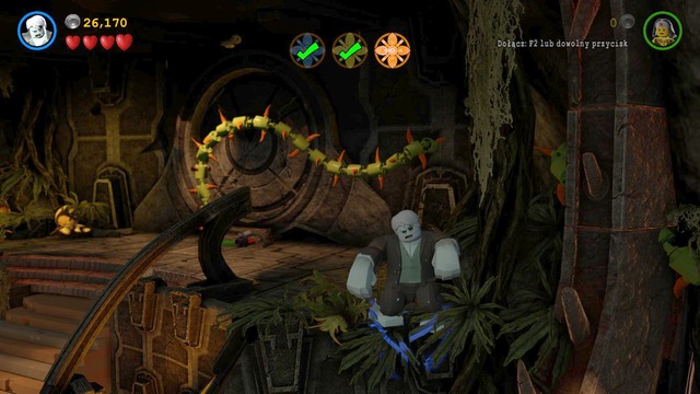 As Grundy walk to the spot shown in the picture and jump to the right - Need for Greed - Walkthrough - LEGO Batman 3: Beyond Gotham - Game Guide and Walkthrough