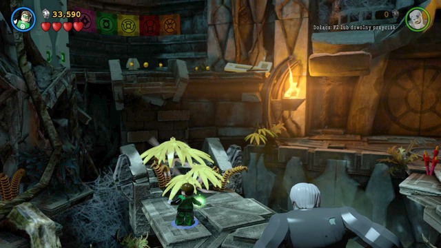 When you get to the next location, head left as Green Lantern and destroy all objects there - Need for Greed - Walkthrough - LEGO Batman 3: Beyond Gotham - Game Guide and Walkthrough