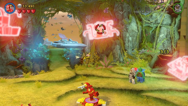 When you regain direct control over your characters, fight off an enemy attack and destroy all objects in the center of the area - A Blue Hope - Walkthrough - LEGO Batman 3: Beyond Gotham - Game Guide and Walkthrough