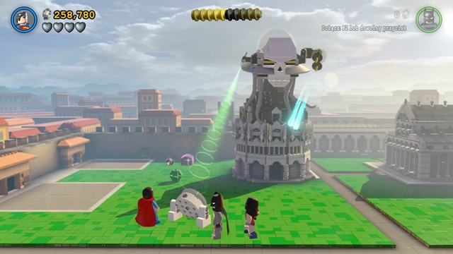 Brainiac boss fight appears in the mission Europe Against It - Brainiac - Boss Fights and Tactics - LEGO Batman 3: Beyond Gotham - Game Guide and Walkthrough