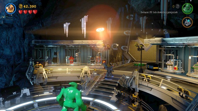 You can also obtain a Minikit by destroying the stalactites - Minikits - Breaking BATS! - secrets - LEGO Batman 3: Beyond Gotham - Game Guide and Walkthrough