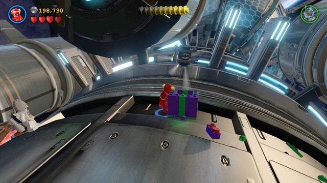 You will obtain this Minikit after destroying all of Jokers boxes - Minikits - Space Suits You, Sir! - secrets - LEGO Batman 3: Beyond Gotham - Game Guide and Walkthrough