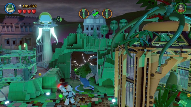 Behind the main greenhouse, you will find a few trees - Characters - Big Trouble in Little Gotham - secrets - LEGO Batman 3: Beyond Gotham - Game Guide and Walkthrough