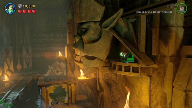 When in the main cave, go to the right and fly into the small niche, in which you will see a platform for Green Lantern - Adam West / Red Brick - Need for Greed - secrets - LEGO Batman 3: Beyond Gotham - Game Guide and Walkthrough