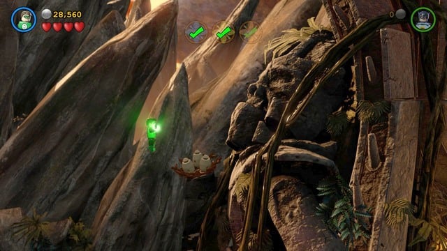 To unlock the first character, you have to fly up near the first entrance to another location - Characters - Need for Greed - secrets - LEGO Batman 3: Beyond Gotham - Game Guide and Walkthrough