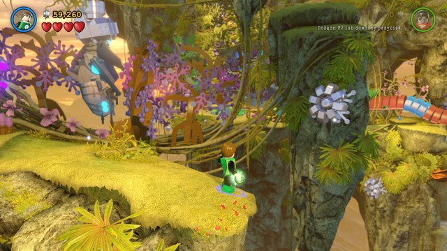 The next silver object can be found near the part where you encounter a spider - Minikits - A Blue Hope - secrets - LEGO Batman 3: Beyond Gotham - Game Guide and Walkthrough