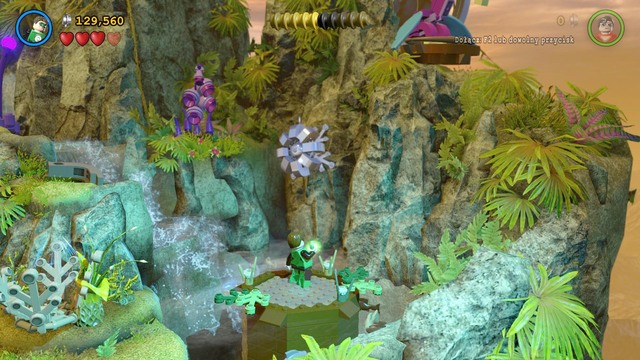 The fourth one is located near the end of the map, in the place where you rescue the Saint Walker - Minikits - A Blue Hope - secrets - LEGO Batman 3: Beyond Gotham - Game Guide and Walkthrough