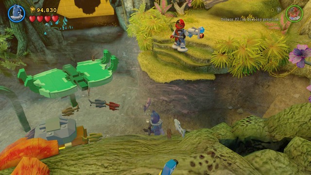 You can find the first character when going across the water - Characters - A Blue Hope - secrets - LEGO Batman 3: Beyond Gotham - Game Guide and Walkthrough