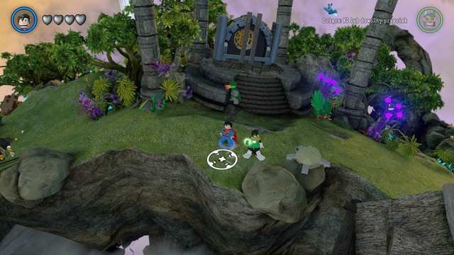 After arriving at Odym, talk to Green Loontern and follow him after the conversation - Side quests - Odym - secrets - LEGO Batman 3: Beyond Gotham - Game Guide and Walkthrough