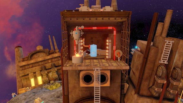 Fly onto the platform and Switch to Batman - Gold Bricks - Qward - secrets - LEGO Batman 3: Beyond Gotham - Game Guide and Walkthrough