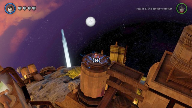 After going through the second vent, fly onto the chimney stash nearby and destroy the barrier using Supermans powers - Gold Bricks - Qward - secrets - LEGO Batman 3: Beyond Gotham - Game Guide and Walkthrough