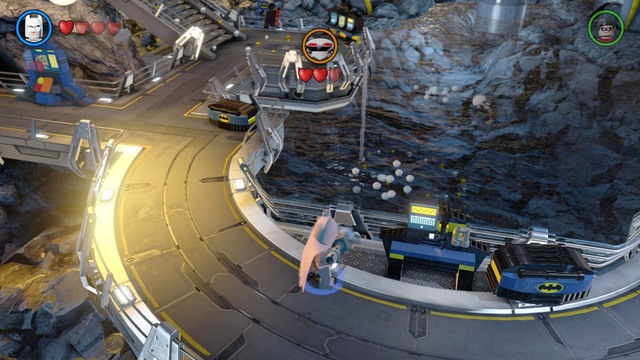 To complete this mission, switch to Batman and wear Arctic Suit - Side quests - Batcave - secrets - LEGO Batman 3: Beyond Gotham - Game Guide and Walkthrough