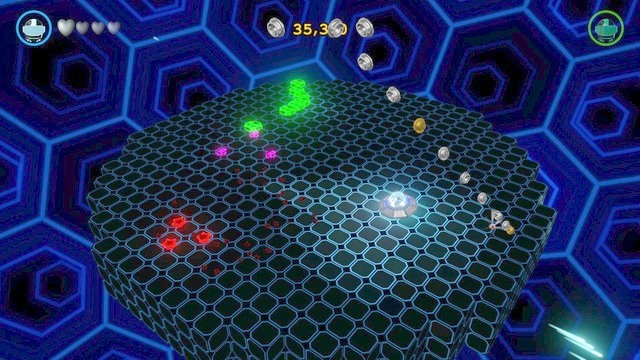 This mission is very similar to SpaceShip Shooter 1 - Virtual Reality missions - Batcave - secrets - LEGO Batman 3: Beyond Gotham - Game Guide and Walkthrough