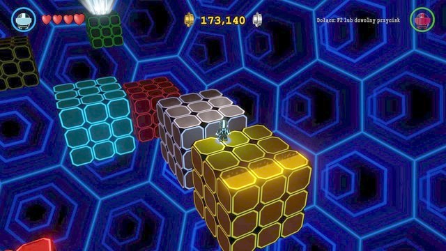 Block Hopper 3 is available after completing the previous part - Virtual Reality missions - Batcave - secrets - LEGO Batman 3: Beyond Gotham - Game Guide and Walkthrough