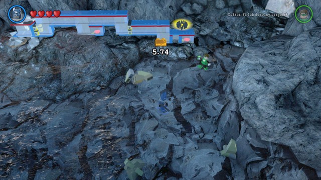 You can find this Gold Brick near the mechanism for The Atom, in which you unlock the character - Gold Bricks - Batcave - secrets - LEGO Batman 3: Beyond Gotham - Game Guide and Walkthrough