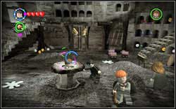 (Time Travel) The student is stuck in the middle of the room, inside the owl feeder - use normal magic on - LEGO Harry Potter Years 1-4: Hogwarts Bonuses - Walkthrough - Secrets and Collectibles - LEGO Harry Potter Years 1-4 Guide & Walkthrough