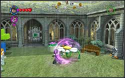 Slytherin Prefect: Use (DM) on the black chest, plant the seeds (WL) and water them (WL) - LEGO Harry Potter Years 1-4: Hogwarts Bonuses - Walkthrough - Secrets and Collectibles - LEGO Harry Potter Years 1-4 Guide & Walkthrough