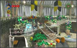 Professor Sprout: Put earmuffs on and grab the Mandrake - break five glass windows - LEGO Harry Potter Years 1-4: Hogwarts Bonuses - Walkthrough - Secrets and Collectibles - LEGO Harry Potter Years 1-4 Guide & Walkthrough