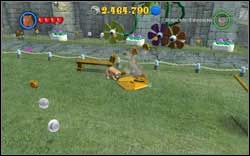 Harry (Quidditch): Use Hermione and Crookshanks to dig in the five marked spots - LEGO Harry Potter Years 1-4: Hogwarts Bonuses - Walkthrough - Secrets and Collectibles - LEGO Harry Potter Years 1-4 Guide & Walkthrough